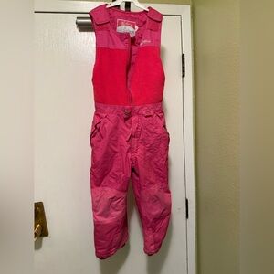 Snow bib pink